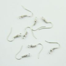 8mm 2000 pièces composants de boucle d'oreille fil crochets boucles d'oreilles pour bricolage boucle d'oreille bijoux perles accessoires