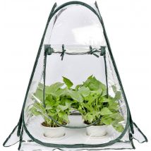 Serre de jardin Portable pliant Mini serres transparentes PVC pièce chaude PVC ensemble de jardin