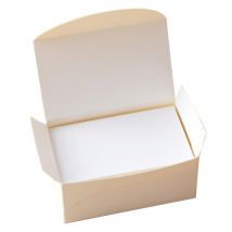 MeterMall-cartes de visite en papier Kraft | Cartes Double face, cartes à mot carte Message, carte pour le bricolage, carte de nouvel an, 100 pièces