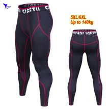 Leggings de Jogging à séchage rapide pour hommes, pantalon de Fitness moulant, respirant, Crossfit, vêtements de sport, 5XL/6XL