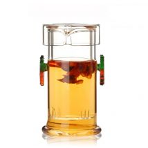 Théière chinoise en verre Kung Fu | Théière en verre résistante à la chaleur avec bouilloire à café filtrante, théière magnifique et facile