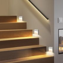 LED applique murale intérieur PIR détecteur de mouvement lumière AA batterie puissance applique nuit lampe applique murale luminaire cuisine escalier placard