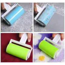 Outils réutilisables de brosse de nettoyage de décapant de cheveux de chien de poussière collante lavable de rouleau de charpie avec la couverture pour des meubles de tissu d'animal familier