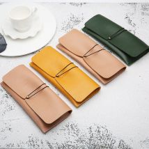 Offre spéciale 1PC Portable PU étui à lunettes en cuir porte-lunettes de soleil boîte lunettes de stockage pochette sac housse accessoires lunettes