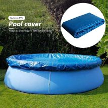 183cm gonflable rond piscine couverture anti-poussière tissu bâche jardin extérieur facile transportant la natation