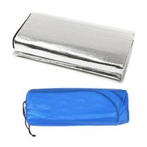Matelas de couchage de tapis de plage de voyage extérieur de tapis de papier d'aluminium imperméable pliable Double face pour la randonnée de Camping