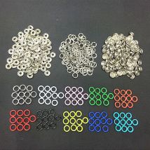 500 ensembles/lot 10 couleurs 9.5mm métal broche boutons pression attaches boutons-pression Poppers bébé barboteuse boucle Snap