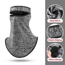 Masque bavoir de Ski, en peluche, garde au , coupe-vent, étanche, cyclisme en plein air, hiver, Protection des oreilles améliorée,