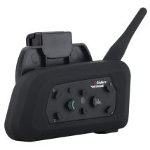 US Plug V6 casque Interphone 6 coureurs 1200M moto Bluetooth Interphone casque talkie-walkie casque BT Interphone