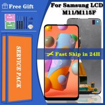 Bloc écran tactile LCD avec châssis, pour Samsung Galaxy M11 M115 SM-M115 M115F M115G/DS, Original