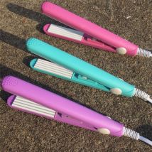 Mini redresseur d'ondulation électronique en céramique défrisant les cheveux Chapinha redressant les fers ondulés pince à cheveux