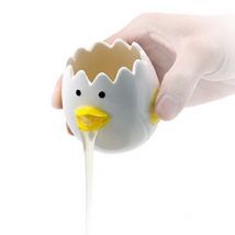 Mignon poulet en céramique oeuf blanc séparateur jaune d'oeuf protéine séparateur filtre outils de cuisson accessoires de cuisine pratique