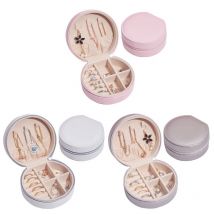 Bijoux organisateur de voyage petite boîte à bijoux en cuir PU femmes filles voyage bijoux étui et boîte à bijoux Portable