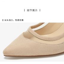 Chaussures pour femmes chaussures pour femmes automne OL chaussures de mariage couture pointue bouche peu profonde talons hauts chaussures simples femmes