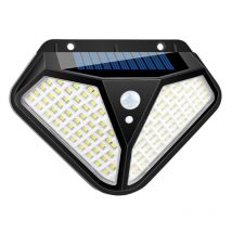 102 LED applique murale solaire PIR capteur de mouvement extérieur lampe de jardin étanche