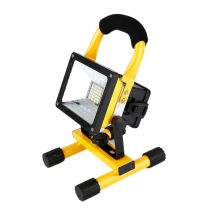 Projecteur imperméable Rechargeable 1000lm projecteur portatif extérieur de secours lampe de Garage projecteur de chantier