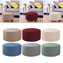 Pouf extensible housses pouf rond couvre repose-pieds amovible couvre pouf de rangement protéger les couvertures pour salon