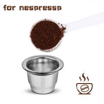 Capsules de café rechargeables de Nespresso, en acier inoxydable, filtre, dosette de café réutilisables, Business, anniversaire, Coffeeware