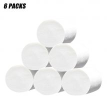 Rouleau de papier toilette blanc | Papier toilette, salle de bain, serviettes, papier toilette, 6 rouleaux