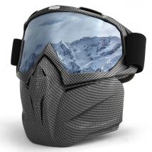 Sport d'hiver Xtreme masque lunettes de Ski lunettes de Ski d'hiver Motocross lunettes de soleil masque facial Ski Snowboard lunettes de motoneige