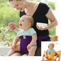 Bébé chaise transporteur couverture Portable bébé porter ceinture pour l'alimentation lavable enfant en bas âge sécurité Dinning chaise couverture chaise protecteur