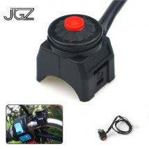 Interrupteur universel à allumage/désactivation de moto, 22mm, bouton à allumage commandé pour Motocross, Dirt Bike, contrôleur de luminaire au guidon, pièces