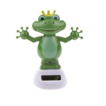 Poupée grenouille dansante à énergie solaire, décoration d&#39;intérieur de voiture, d&#39;anniversaire pour enfant, enfant, adulte, collection, offre spéciale
