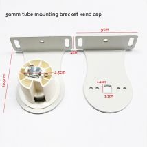 Support de montage en aluminium | Pour tube de 50mm, stores à rouleau de volet, stores zèbre, adapté au moteur tubulaire 35mm