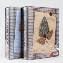 Album Photo de poche, 200 feuilles, Type feuille intercalaire, classique, 6 pouces, pour amoureux du papier, Album Photo commémoratif de mariage