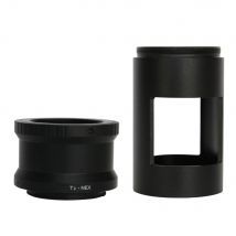 T Ring für Sony NEX E-Serie Kamera montieren Adapter + 23.2/24.5/31.7/42mm teleskope Vergrößerungs Rohr Adapter