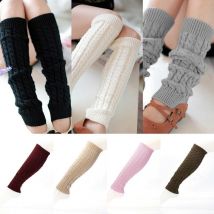 Nous jambières femmes genou haute hiver tricot Crochet Legging bottes chaussettes Slouch