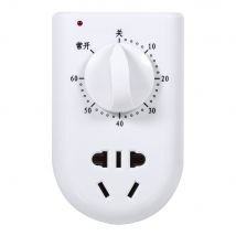 220V 10A 60Min compte à rebours contrôle minuterie prise électronique numérique minuterie interrupteur prise contrôle du temps interrupteur