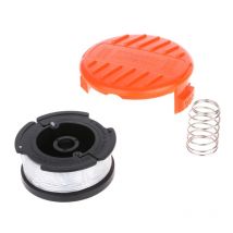 3 pièces/ensemble Autofeed Line taille-bordures de remplacement ensemble de capuchon de bobine pour Black & Decker