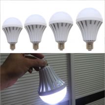 LED ampoule intelligente lumière de secours E27 5W 7W 12W 15W Led ampoule Rechargeable batterie lampe d'éclairage pour l'éclairage extérieur