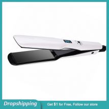 Pro 2 perle céramique fer plat défriser les cheveux outils de coiffage 2 en 1 Tourmaline céramique fer plat torsion redresse et boucles