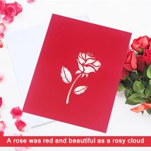 Cartes Pop-Up 3D fleurs carte d'anniversaire d'anniversaire carte postale licorne érable cerisier Invitations de mariage cartes de voeux