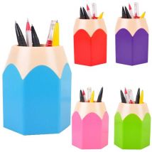 Feniores maquillage brosse Vase Pot à crayons porte-stylo papeterie rangement porte-stylo organisateur de bureau stylos à bille crayon logement A20