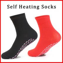 Tourmaline Auto-Chauffant Chaussettes Hiver Thérapie Magnétique Chaussette Saine Femmes Hommes Aider Froid Pieds Confortables Directe