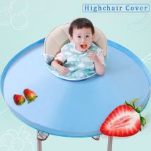 Bébé chaise haute couverture Portable enfants manger Table tapis étanche alimentation soucoupe pour enfants Anti bavoir alimentation accessoires
