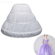 Jupe en crépine pour petites filles, 3 cerceaux, utilisée pour les fleurs, sous-jupe bouffante de , offre spéciale