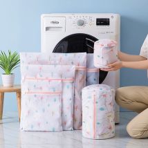 Sac à linge pour vêtements soutien-gorge sous-vêtements Machine à laver avec fermeture éclair filet soutien-gorge sac de lavage Kit de lavage sac en maille