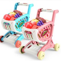 Mini enfants panier ensemble jouets Cuttable fruits légumes pour garçons filles DXAD