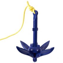 Kit de cordes à ancre pliante pour petits bateaux, 4 dents g, pour Kayak, canoë, bateau marin, bateau marin, bateau marin, pêche, bateau nautique