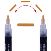 Acrylique dessin double-conseils marqueurs stylos pour tissu bois verre roche papier tasses en céramique pneu ballon peinture