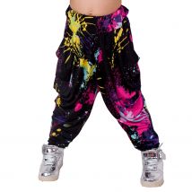 Pantalon de survêtement pour enfants adultes | Pantalon de soirée ample, de personalité et décontracté, pantalon de printemps et d'été, Costume de danse harem, pantalon hip hop, couleurs de bonbons,