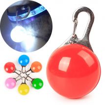 Collier de chiot pour animaux de compagnie de LED 1 pièces pendentif de lumière pour animaux de compagnie de sécurité