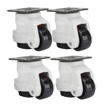 4 pièces rétractable nivellement roulettes Machine industrielle pivotant roulette roulette pour bureau chaise chariot 330 Lbs capacité GD-40