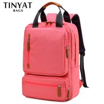 TINYAT noir sac à dos enfants sacs d'école pour les filles étanche oxford grand sac à dos scolaire pour l'école des adolescents