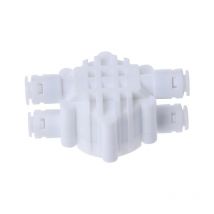 Vanne d'arrêt automatique 4 voies 1/4 ports pour système de filtre à eau par osmose inverse RO