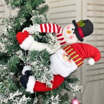 1Pc porte-rideau coloré Durable décor drôle rideau pince noël rideau boucle rideau anneau fête